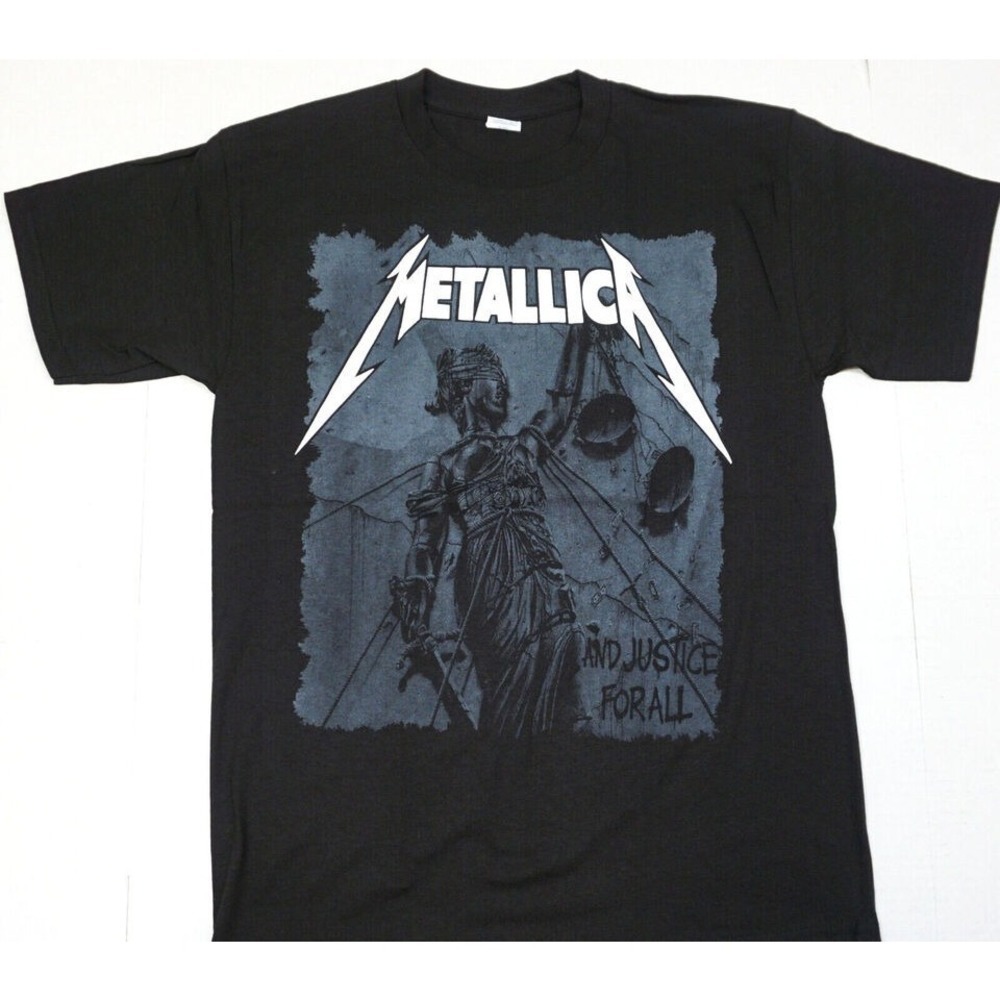 Metallica And Justice For All Tshirt Heavy Metal Tee